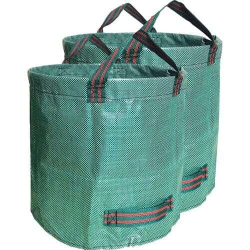 2-Pack Garden Yard Bag Waterproof Reusable Leaf Bags Heavy Duty Gardening Bags, Lawn Pool Garden Yard Waste Bags