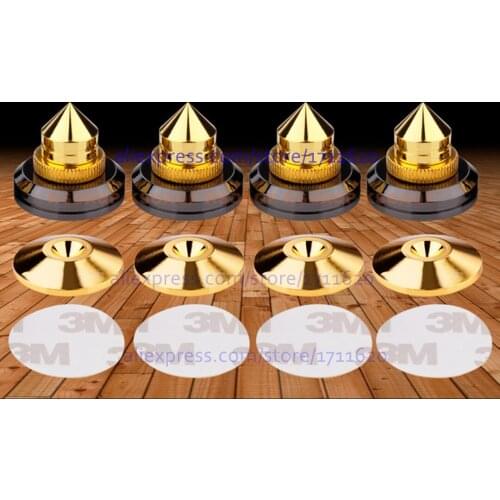 4 Pair Portable loudspeakers Spikes Loudspeakers Stand repair Parts DIY Universal fever Audio Loudspeakers Shock nails