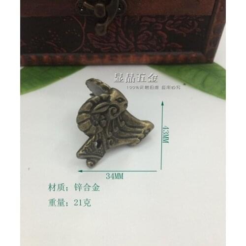 43*34mm Furniture foot Wooden corner Wooden sides of the foot Decorative foot Gift Foot wholesale