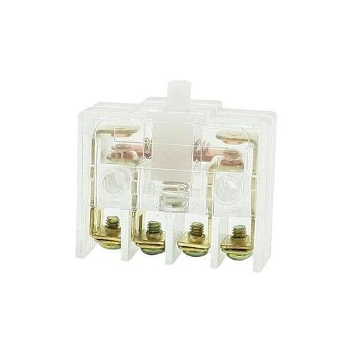 5PCS 220V 3A DPST Clear Plastic Case Button Actuator Limit Switch