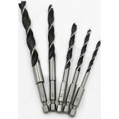 5pcs Hex Shank Twist Drill woodworking hss Metal milling cutter mini drill bit set cordless wood ferramentas Electric tools