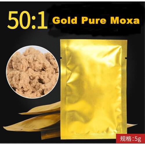50g High Quality 50:1 Gold Pure Moxa Gold-Super Moxa Punk Mugwort Warm Channel And Expelling Cold