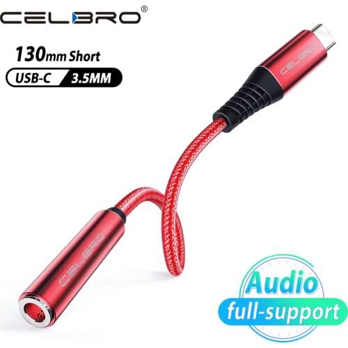 Usb Type C To 3.5mm Aux Audio Cable Headphone Jack Adapter for One Plus 8t Pro Samsung Note 20 10 S21 Plus Google Pixel 4 3 2 Xl