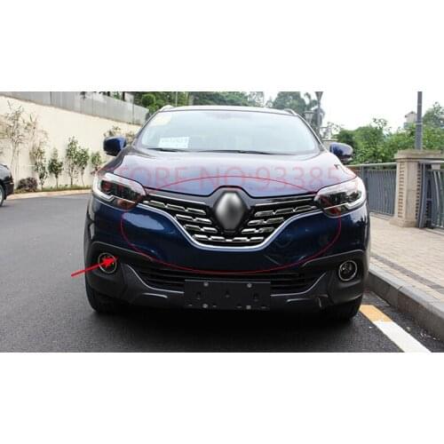 Car ABS chrome front grille trim auto grilledecoration cover trim for RENAULT KADJAR 2016-2018