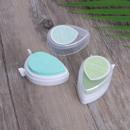 Dew Drop Ink Pad Pigment Oil Based Multi Color DIY Stamps Paper Craft Fabric New M17F