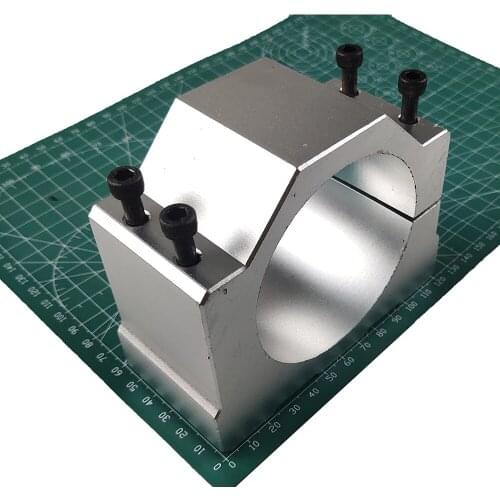 CNC spindle fixture 80MM mounting bracket CNC spindle motor fixture 0.8KW 1.5KW milling cutter engraving machine spindle