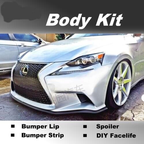 NOVOVISU Bumper Lip Deflector Lips For Lexus IS IS200 IS250 IS300 IS350 For TOYOTA Altezza Front For Car Body Kit / Strip