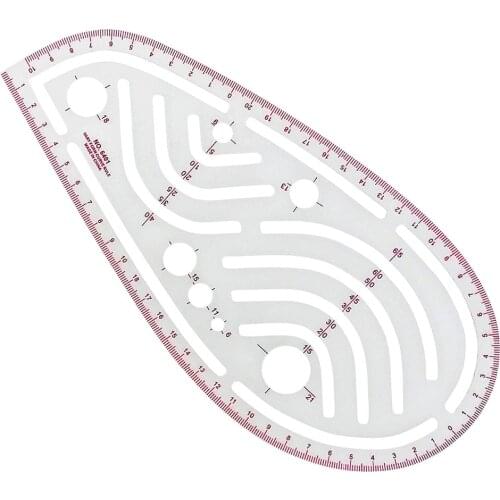 XRHYY Sewing Tools Sew French Curve Metric Shaped Ruler Measure For Sewing Dressmaking Pattern Design Bendable Drawing Template