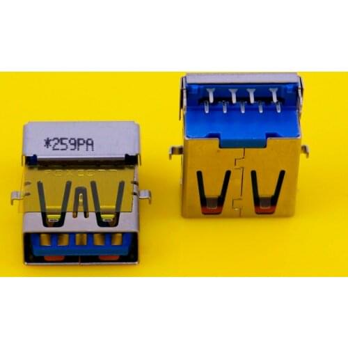 JCD 1x New 3.0 USB Connector JACK for Lenovo sony dell HP Samsung Asus Laptops USB mother seat Blue Shen board US-127