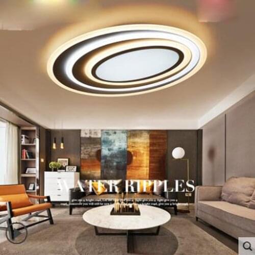 Living room lamp simple modern atmosphere home led ceiling lamp creative personality round lamp study bedroom lighting led lamps