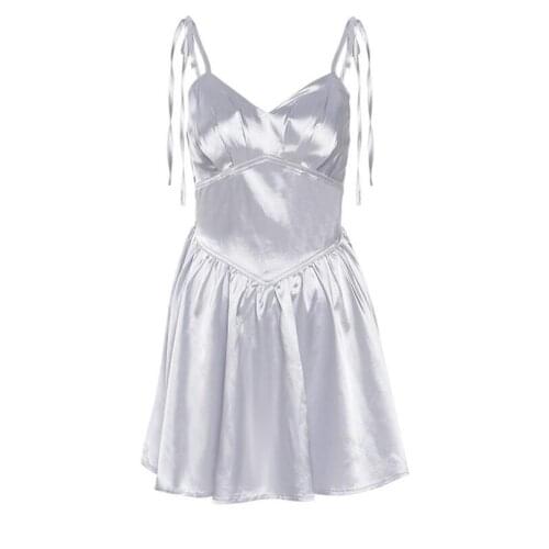 Summer womens new style sling one-neck slim low-cut backless waist dress