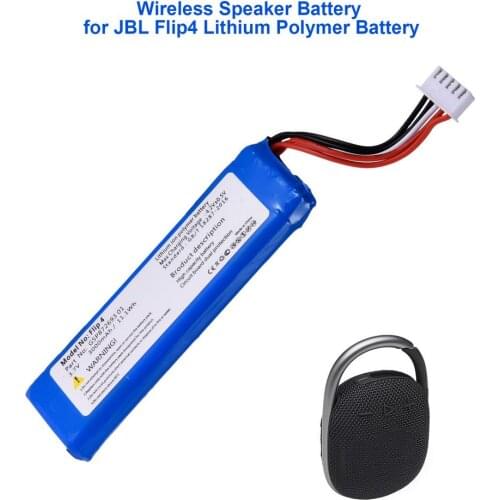 Lithium Ion Battery GSP872693 01 3.7V 3000mAh/11.1Wh For JBL Flip 4 Flip4 Special Edition Wireless Bluetooth Speaker Battery