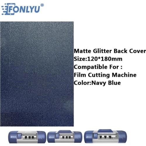 FONLYU Matte Glitter Phone stickers Back Cover Film For iphone Back Skin Film Cutting Machine Repair tool Cell Phone Maintenance