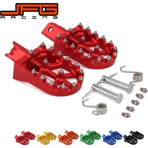 Motorcycle Universal CNC Colorful Footpeg Footrest Foot Pegs For HONDA CRF XR 50 70 110 M2R SDG DHZ SSR KAYO Pit Bike