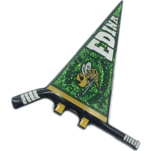 New Custom Metal Indian Flag Shaped Lapel Pin Wholesale