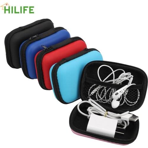 Electronics Accessories Organizer Earphone Bag Digital Storage Bag Universal Travel Kit Case Pouch For USB Cable Earphone