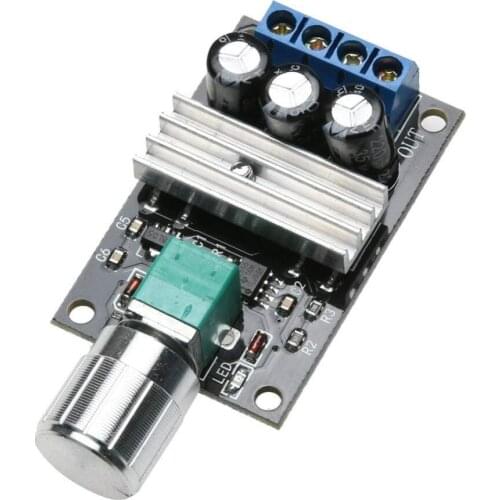 DC 6-28V 12V 24V 3A PWM Motor Speed Controller Regulator Adjustable Variable Speed Control Switch Fan DC Motor Governor Tools