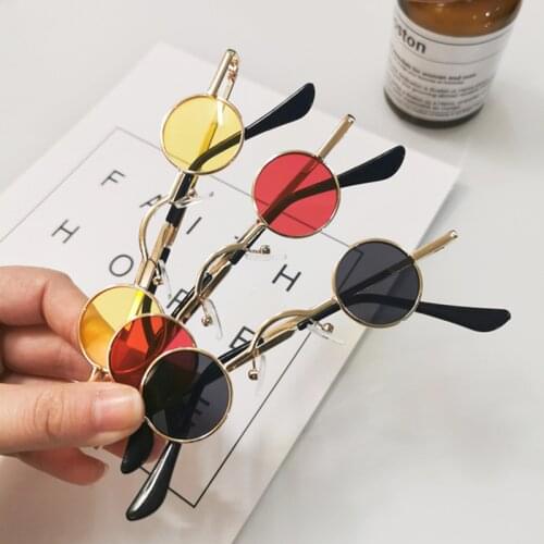 Fishing Sunglasses 2021 Fashion Round Sunglasses Small Frame for Men Women Summer Color Retro Design Eyeglasses