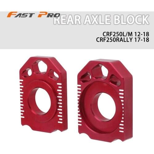 Motorcycle CNC Rear Chain Adjuster Axle Block For Honda CRF250L CRF250M CRF 250L CRF 250M 2012-2019 CRF250R ALLY 2017-2019