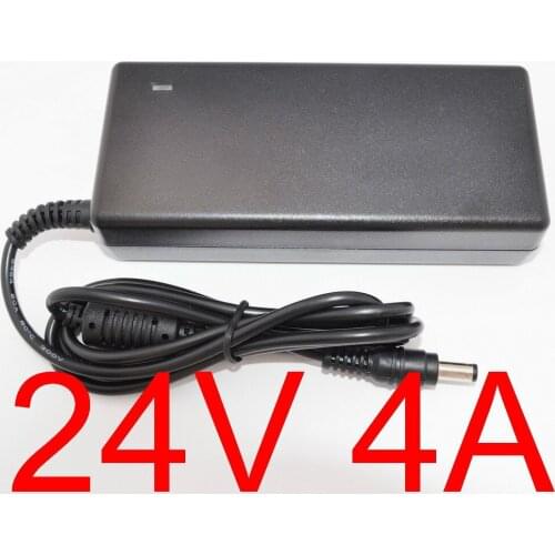 100PCS 24V 4A High quality IC solutions AC 100V-240V DC 24V4A Switch power supply, 96W LED adapter, 5.5mm*2.1-2.5mm