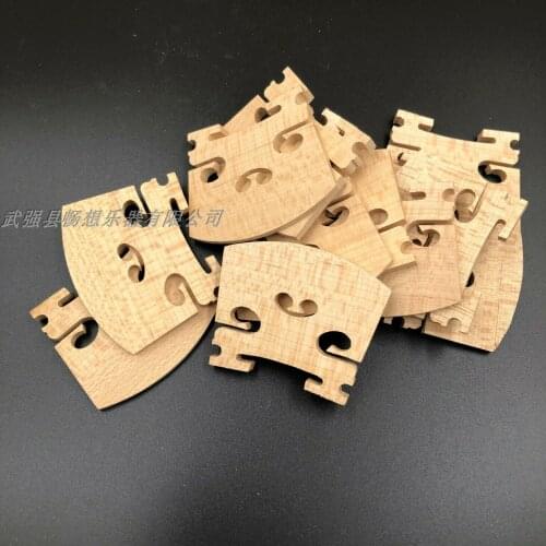 100pcs 4/4 Violin Maple Bridge String Accessory Violin Parts Fitting