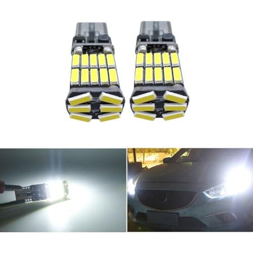 2x T10 W5W LED Clearance Light Marker Lamp Bulb 168 194 Car Parking Lights For Land Rover X9 V8 Freelander 2 Defender Discovery