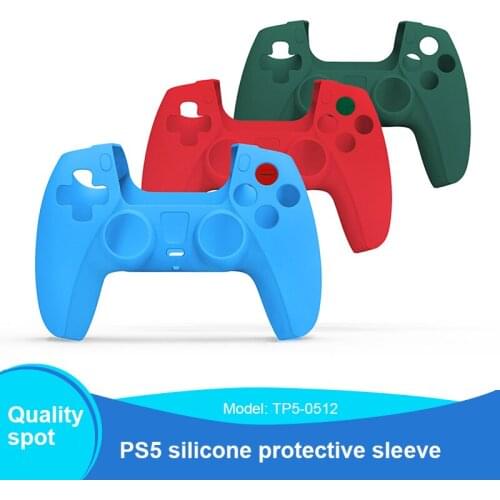 3Colors Gamepad Protective Cover Silicone Switch Case For PS5 Game Handle Non-slip Dust-proof Drop-proof Protective Cover