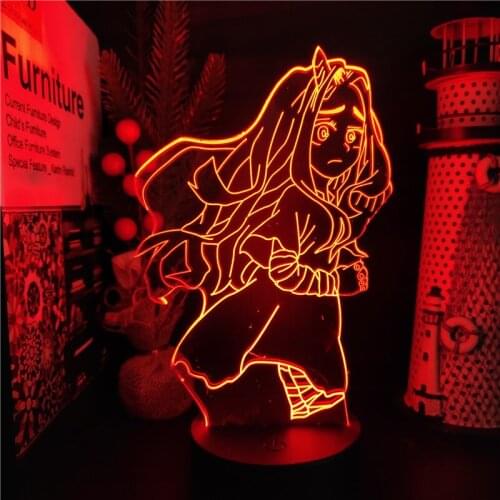 Boku no Hero Academia Eri 3d Led Night Light Anime Boku no Hero Academia 3D Visual Lamp for Bedroom Decoration Lampara Kids Gift