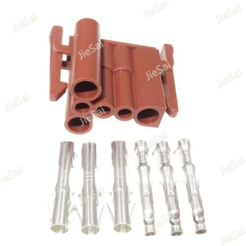 6 Pin Auto Female Connector Electrical Wire Plug For Car