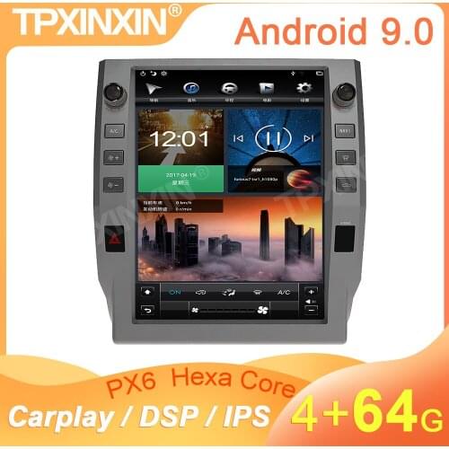 For Toyota Tundra 2014-2020 Android 9 64GB Tesla Style Car Radio GPS Navigation Multimedia Player Auto Stereo Recoder Head Unit