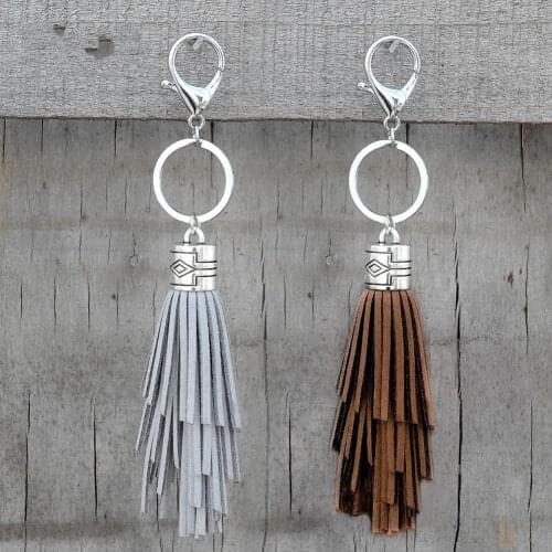 BLUELANS Fashion Long Velvet Tassels Key Chain Car Keyring Keychain Bag Hanging Decors цепочка для кошелька 2020