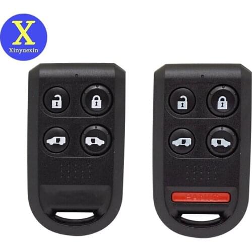 Xinyuexin Repalcement Keyless Entry Car Key Case Fob for HONDA Odyssey 2005-2010 Car Remote Key Case 4 5 Buttons Auto Accessory