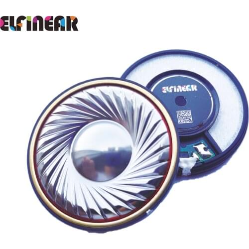 ELFINEAR DIY 50mm 42 ohm Audiophile HiFi Bass Headphone Speaker Parts 50E02(Pack of 2)