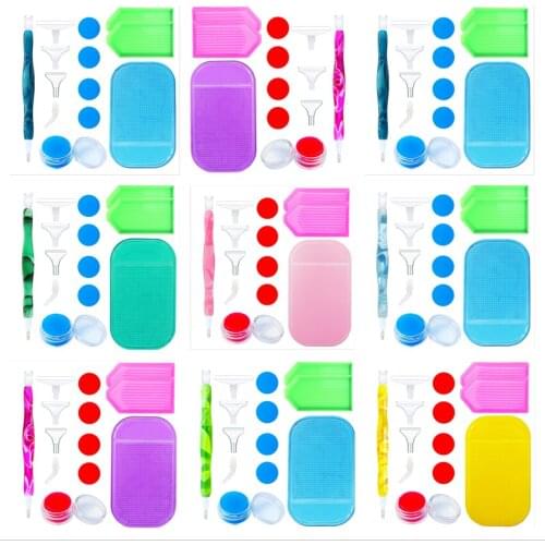 Diamond Painting Tools Accessories Resin Point Drill Pen Drill Mud Kits DIY Handmade Craft Cross Stitch Supplies