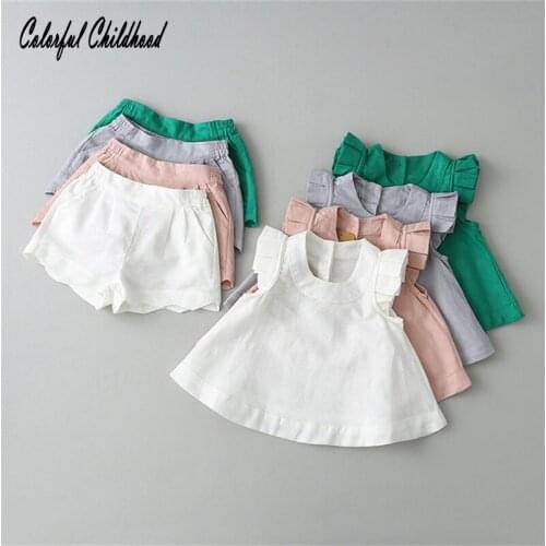 Girls Clothing Set Lace sleeve Girls Clothes Set Lovely flower sleeve Toddler Girl tops + Pants Girls Suit Kids Clothes 2-7Yrs