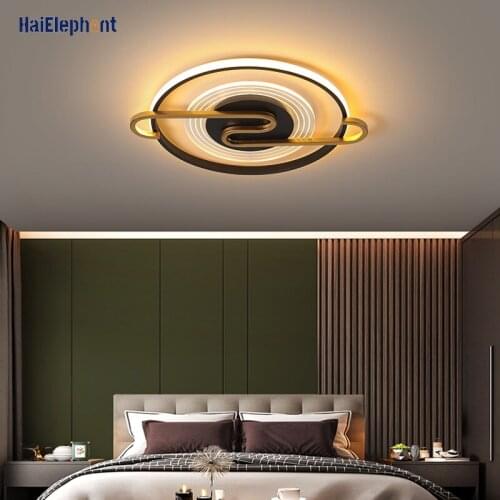 Nordic Round Square Modern Chandelier Lighting For Study Living Room Bedroom Led Lights Home Decorative Luminaire Lamps Fixture