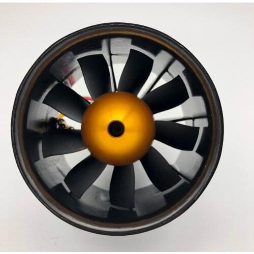 Freewing E7228 1750KV 90mm 9 blades 12 blades Metal Duct Fan Outrunner Motor Version
