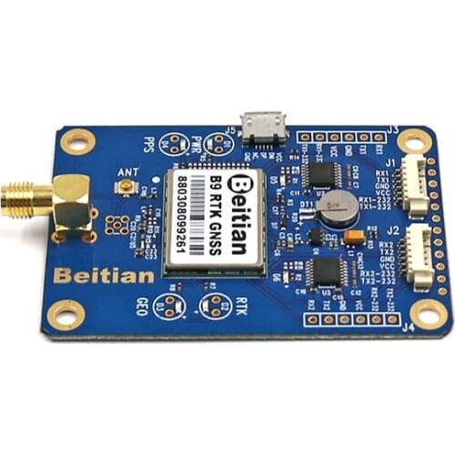 BEITIAN RTK GNSS module dual-frequency GPS board centimeter-level can be used as base or rover station BT-B9K2