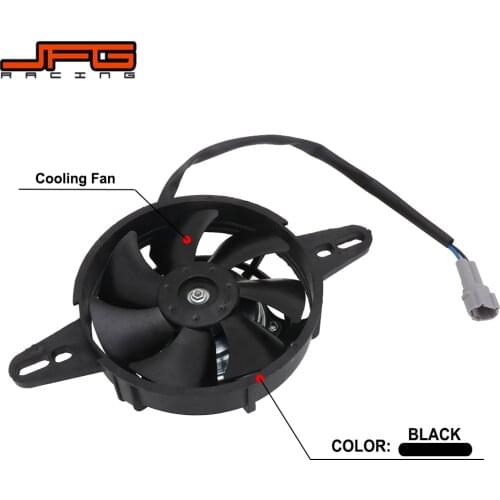 Motorcycle Oil Cooler Water Cooler New Electric Radiator Cooling Fan For 200CC 250CC Chinese Quad ATV 4 Wheeler Go Kart UTV