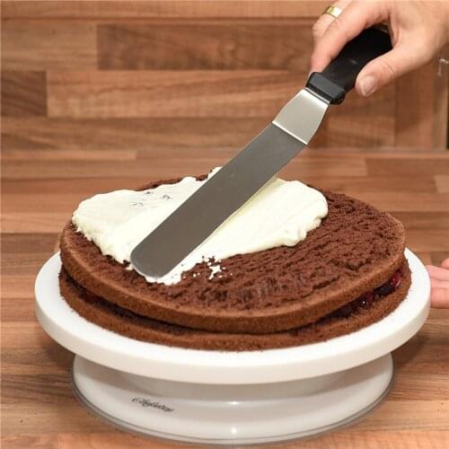 Stainless Steel Butter Cake Cream Knife Spatula for Cake Smoother Icing Frosting Spreader Fondant Pastry Cake Decorating