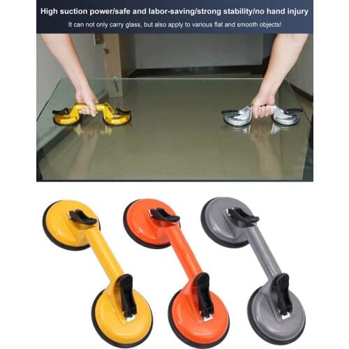 Lifting Magnets Double Vacuum Suction Cup Red Plastic Double Head Professional Car Glass Puller/Lifter/Gripper Hand Tool