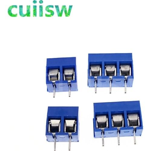 10pcs KF301-2P/KF301-3P KF301-5.0-2P KF301-5.0-3P KF301 5.08mm Plug-in Screw Connector Connect Terminal