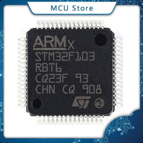 100PCS STM32L152RBT6 QFP64 STM32F105RBT6 STM32F103RCT6 STM32F103RBT6 QFP Microcontroller chip in Stock 100% New And Original
