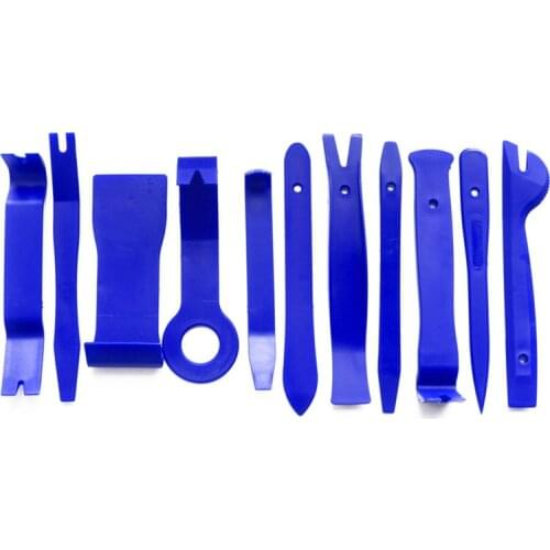 11PCS Auto Trim Removal Tool Pry Open Tool Kit For Car Dash Radio Door Trim Car Audio Maintenance Kit Clip Panel Remover Tools