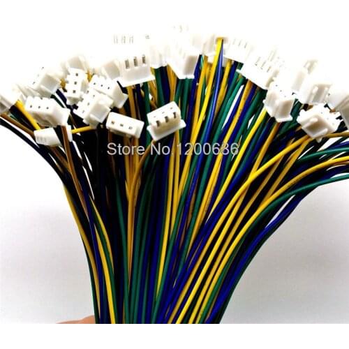 24AWG 3PIN XH2.54 connector 20CM wire harness XH 2.54mm 4P 24 AWGConnector Plug With Wires Cables