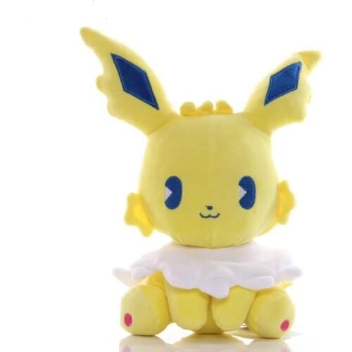 5pcs/lot TAKARA TOMY Pokemon 28cm Jolteon Plush Toys Doll Jolteon Plush Soft Stuffed Toys Gifts for Children Kids