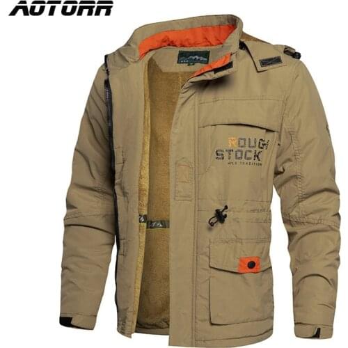 Aotorr Men's Parkas With A Hood