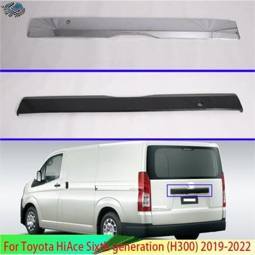 For Toyota HiAce Sixth generation (H300) 2019 2020 Car Accessories Rear Boot Door Trim Cover Trunk Lid