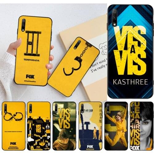 CUTEWANAN Vis a vis Soft Silicone Black Phone Case for Huawei Honor 20 10 9 8 8x 8c 9x 7c 7a Lite view pro