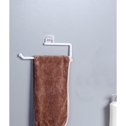 Toilet Paper Holder Self Adhesive Bathroom Paper Towel Roll Holder for Bathroom Kitchen JAN88